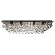 Hanna 8 Lamp Chrome Finish Semi Flush Ceiling Light