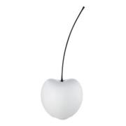 Gaily Medium Ceramic Cherry Sculpture In Matt White