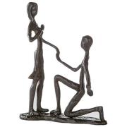 Marry Me Iron Design Sculpture In Burnished Bronze