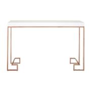 Alluras Console Table With Rose Gold Legs