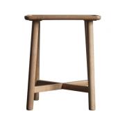 Kinghamia Square Wooden Side Table In Oak