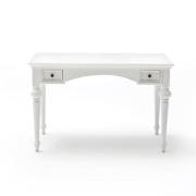 Proviko Wooden Computer Desk In Classic White