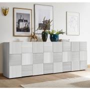 Aspen Wooden Sideboard In Eucalyptus Oak With 4 Doors