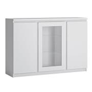 Felton 3 Doors Wooden Sideboard In Alpine White