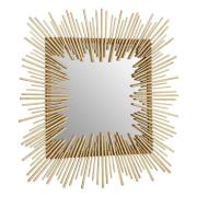 Sarnia Sunburst Design Wall Bedroom Mirror In Rich Gold Frame