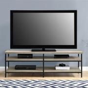 Ellicott Wooden TV Stand In Distressed Grey Oak