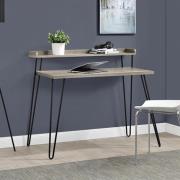 Himley Wooden Laptop Desk In Grey Oak