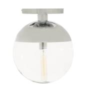 Rocklin Clear Glass Shade Ceiling Light In Chrome