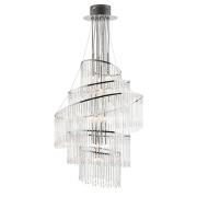 Camille 24 Lights Ceiling Pendant Light In Polished Chrome