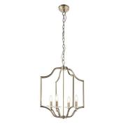 Lainey 4 Lights Ceiling Pendant Light In Antique Brass