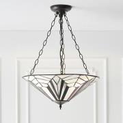 Astoria Large 3 Lights Inverted Pendant Light In Dark Bronze