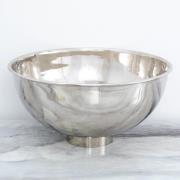 Saginaw Mirrored Decorative Bowl In Polished Silver