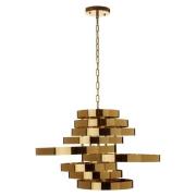 Allina 5 Lights Ceiling Pendant Light In Titanium Gold