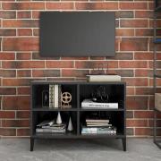 Pilvi Wooden TV Stand In Grey With Metal Legs