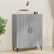 Kaniel Wooden Sideboard With 2 Doors In Grey Sonoma Oak