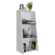 Dunster Wooden Bookcase With 3 Shelves In White