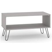 Avoch Wooden Open Coffee Table In Grey