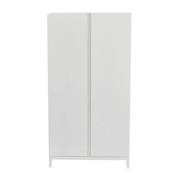 Ogen Wooden Wardrobe With 2 Doors In White