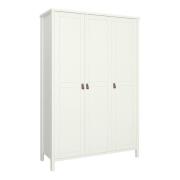 Tavira Wooden Wardrobe With 3 Doors In White