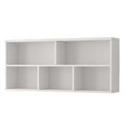 Oxnard Wooden Wall Shelf Rectangular In Matt White