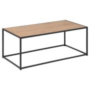 Salvo Wooden Coffee Table Rectangular In Matt Wild Oak