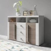 Reims Wooden Sideboard With 2 Doors 3 Drawers In Andersen Pine