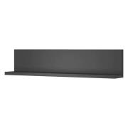 Belek Wooden Wall Shelf In Grey