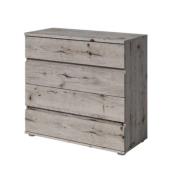 Terni Wooden Chest Of 4 Drawers In Wellington Oak