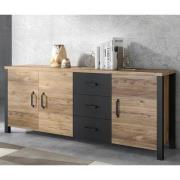 Oaxaca Sideboard Large 2 Doors 3 Drawers In Appenzeller Oak