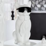 Ocala Polyresin Hero Cat Sitting Sculpture In White