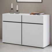 Kodak Wooden Sideboard With 2 Doors 2 Drawers In White