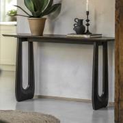 Alofi Wooden Rectangular Console Table In Walnut