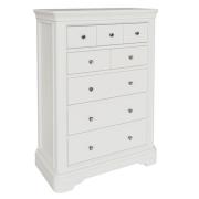 Macon Wooden Chest Of 8 Drawers In White