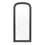 Salta Arch Wall Mirror In Lead Wooden Frame