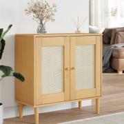 Fenland Wooden Sideboard With 2 Doors In Brown