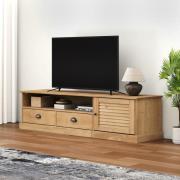 Vidor Wooden TV Stand With 1 Door 2 Drawers In Brown