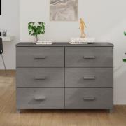 Hull Wooden Chest Of 6 Drawers In Light Grey