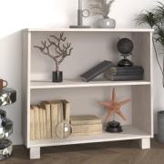 Hull Wooden Bookcase With 2 Shelf In White