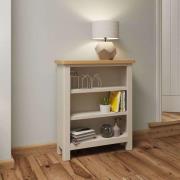 Rosemont Wooden Bookcase With 3 Shelves In Dove Grey