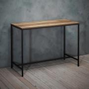 Haxtun Wooden Laptop Desk In Distressed Oak