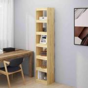 Jupiter Wooden Bookcase With 6 Compartments In Natural