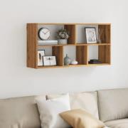 Kinston Wooden Wall Shelf With 5 Shelves In Artisan Oak