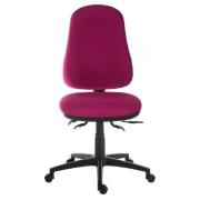 Earlville Fabric Home And Office Chair In Dark Pink