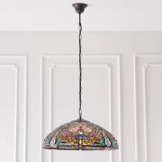 Alcoa Glass Pendant Ceiling Light In Multicolour