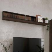 Boise Wooden Wall Shelf In Catania Oak