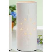 Allegan Porcelain Sun Design Table Lamp In White
