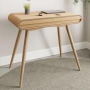 Sanford Wooden Laptop Desk With 1 Drawer In Oak