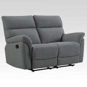 Payson Fabric Recliner 2 Seater Sofa In Anthracite